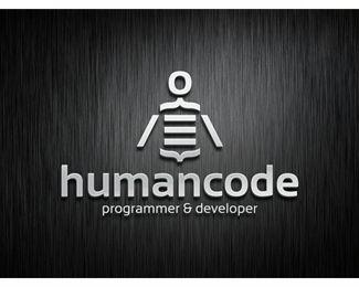 Programmer Logo - Code Man Programmer Logo Designed
