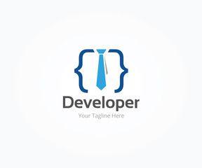 Programmer Logo - Programmer Developer Logo Vector Template - Buy this stock vector ...