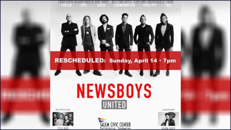 Newsboys Logo - Newsboys United concert postponed due to snow