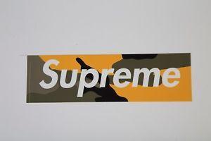 Rare Supreme Box Logo - EXTREMELY RARE Supreme Brooklyn Camo Box Logo BOGO Sticker LIMITED ...