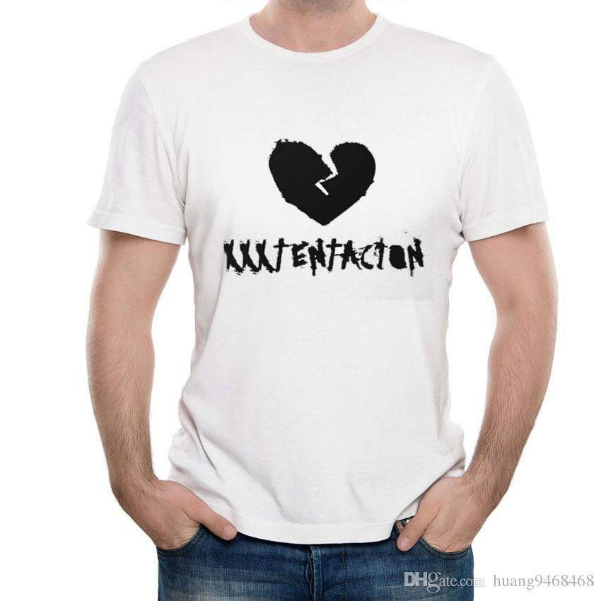 XXXTentacion Logo - XXXtentacion Logo Print Rap Singer Men'S Shirt Plus Size Tops USA