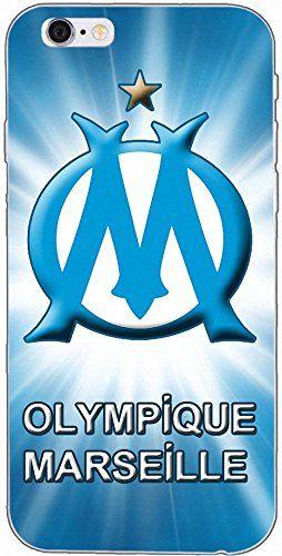 Marseille Logo - Coque iPhone 6 6S l'OM - Olympique de Marseille Logo Silicone Souple ...