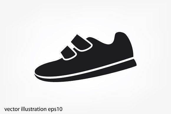 Footwear Logo - sports shoes icon Icon Creative Market