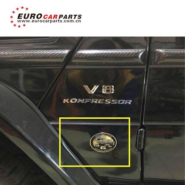 G500 Logo - G CLASS W463 G Wagen 35th Anniversary logo sliver and gold color G63 ...