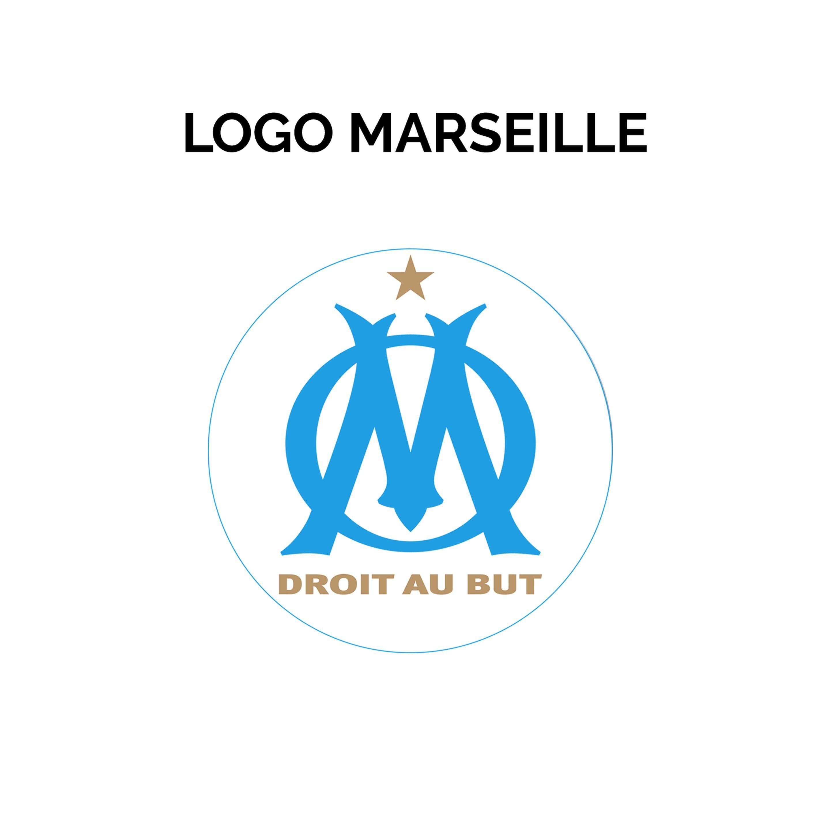 Marseille Logo - Logo PS4 Controller Olympique de Marseille