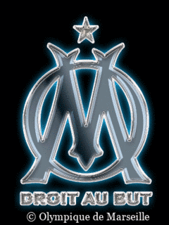 Marseille Logo - Olympique de Marseille logo brillance - image animée GIF