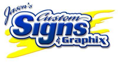 Signs Logo - Jason's Custom Signs & Grahpix
