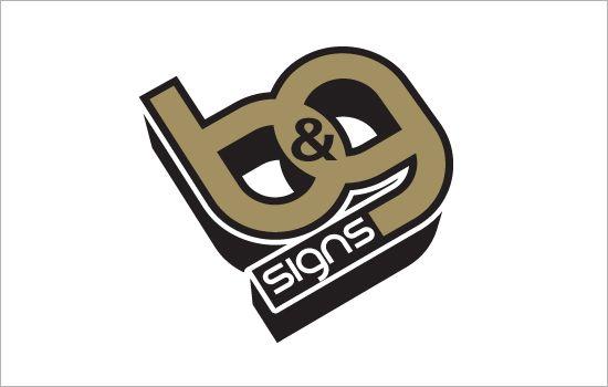 Signs Logo - B&G Signs Logo - Baytek - Ottawa Web Design & Branding