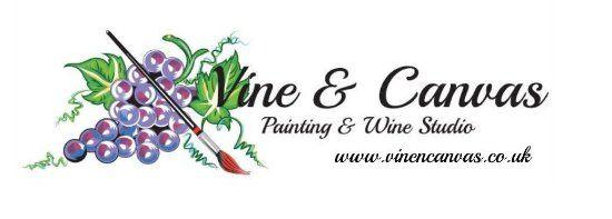 Canvas Logo - Logo of Vine & Canvas, Glasgow