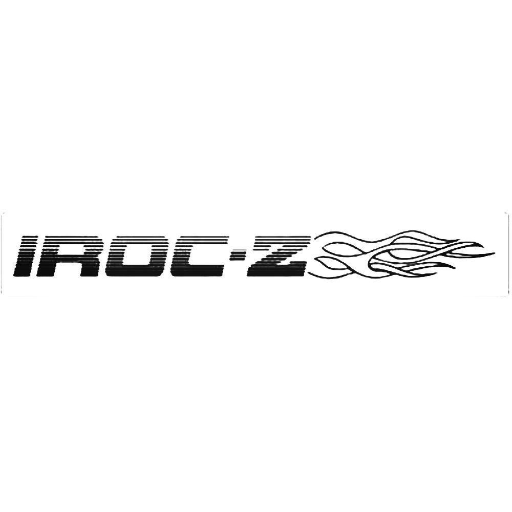 IROC Logo - Windshield Banner Iroc Z Windshield Banner Style 2 Decal