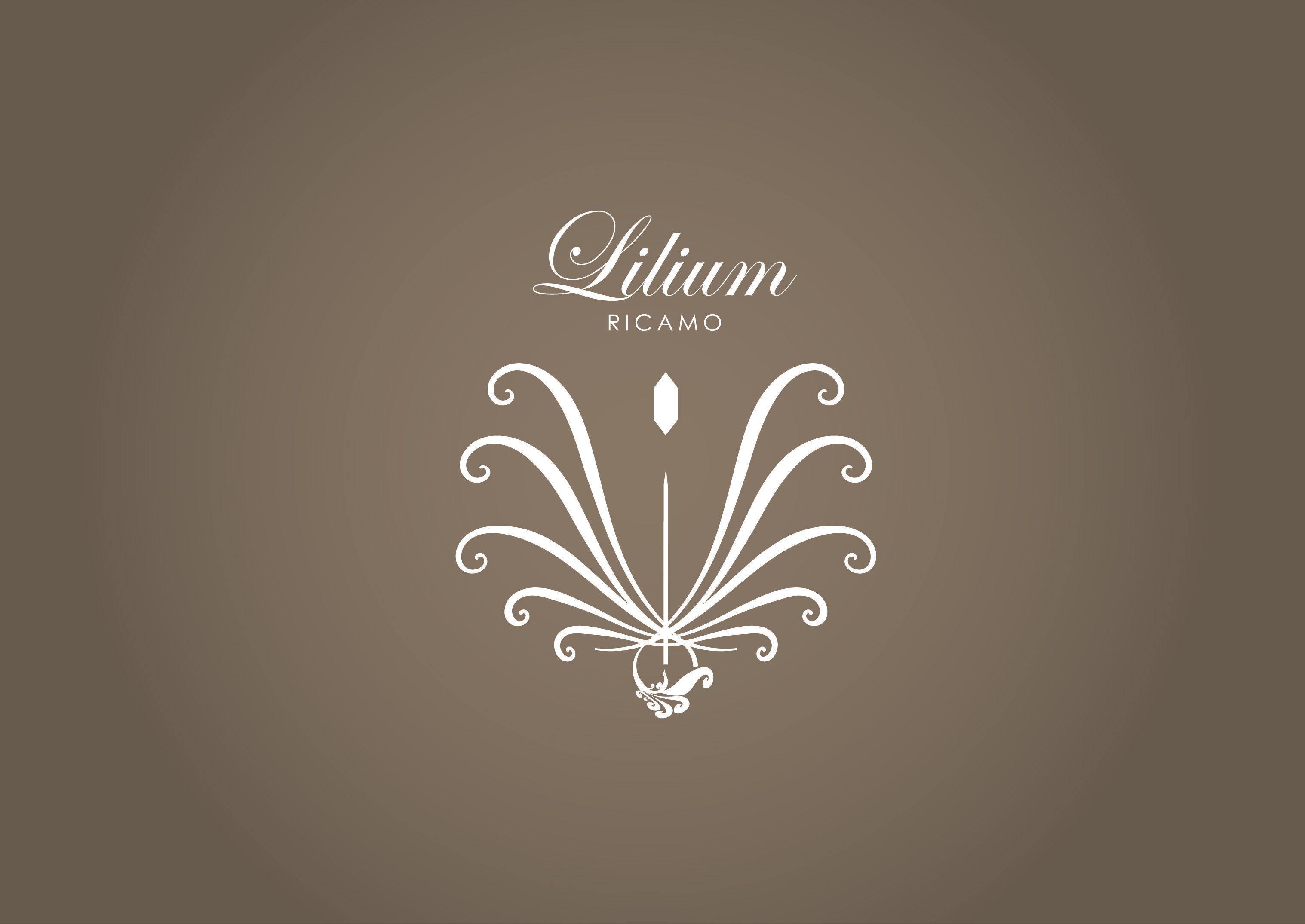 Lilium Logo - Nodi nelle trasparenze Leonardo hand embroidery Lilium ricami