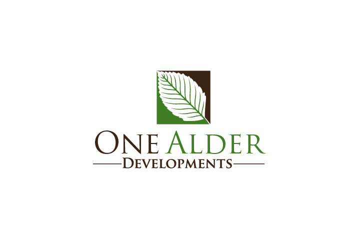 Alder Logo - Modern, Elegant, It Company Logo Design for One Alder Developments