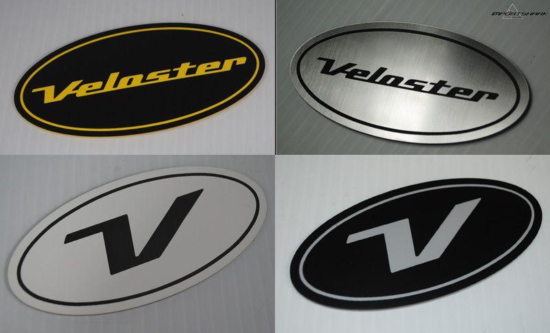 Veloster Logo - Badges/Emblems, importshark.com