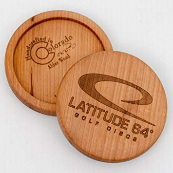 Alder Logo - Latitude 64 Golf Discs Logo Alder Wood Disc Golf Mini Marker Disc ...