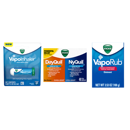 Dayquil Logo - The Feel Better Bundle: Vicks DayQuil, NyQuil, VapoRub, VapoInhaler ...