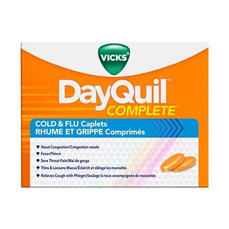 Dayquil Logo - DayQuil Complete Cold & Flu Caplets