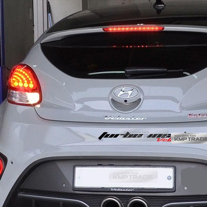 Veloster Logo - Veloster Logo Slogan Decal Sticker Cover 6Color For HYUNDAI 11-17 ...