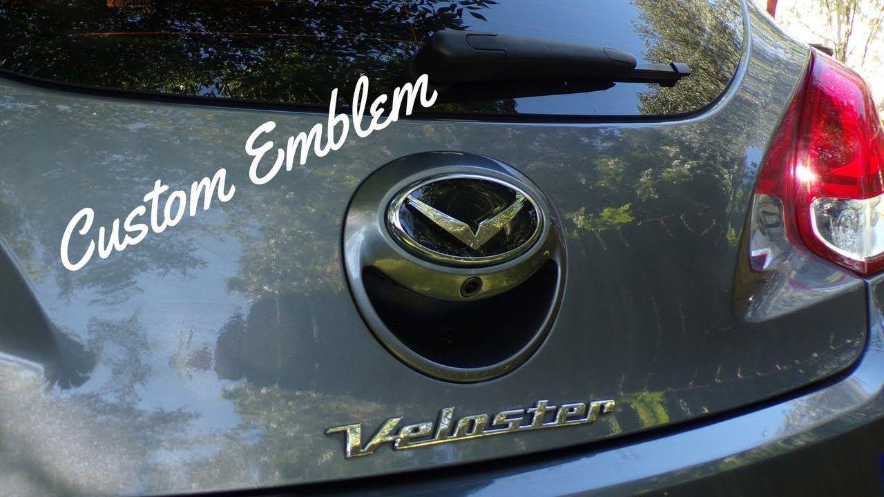 Veloster Logo - Custom Emblem On Veloster Install - YouTube