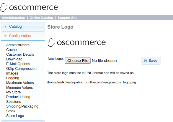 osCommerce Logo - MOBILE VERSION