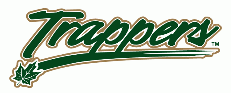 Trappers Logo - Edmonton Trappers Primary Logo - Pacific Coast League (PCL) - Chris ...