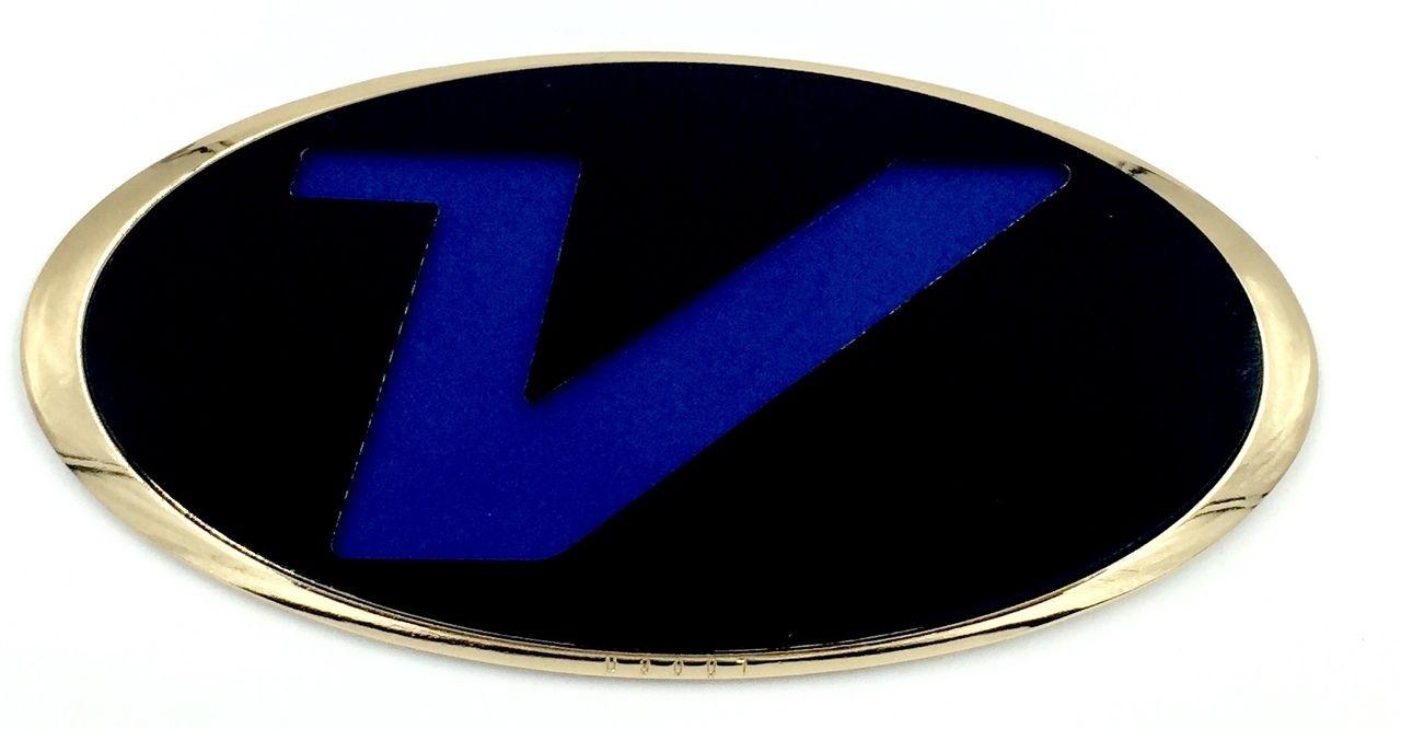 Veloster Logo - V badge emblem for the Hyundai Veloster base turbo model color V ...