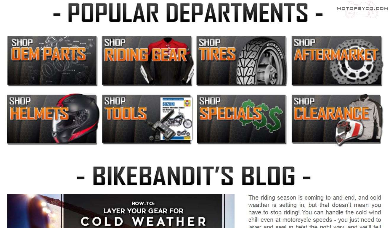 Bikebandit.com Logo - Bike Bandit Blog - Motopsyco's Asylum Crazy about motorcycles!