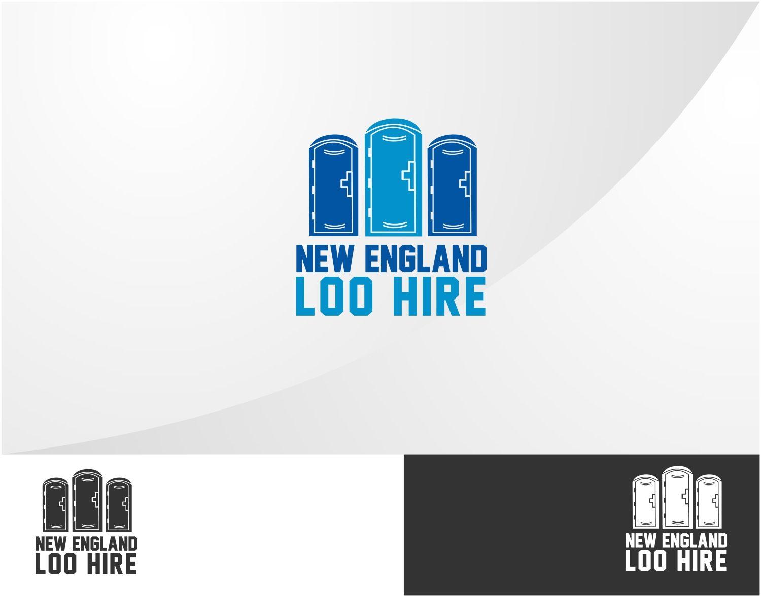 Loo Logo - Modern, Bold, Business Logo Design for New England Loo Hire by Kero ...