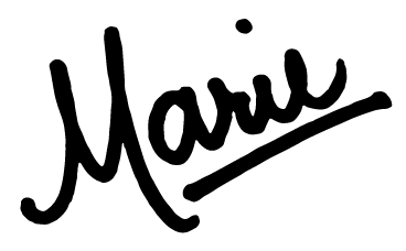 Marie Logo - Marie Shriver, Freelance Graphic Designer