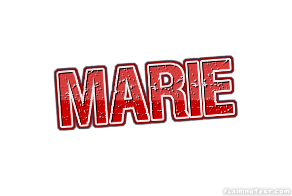 Marie Logo - Marie Logo. Free Name Design Tool from Flaming Text