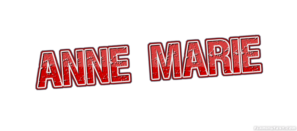 Marie Logo - Anne Marie Logo. Free Name Design Tool from Flaming Text