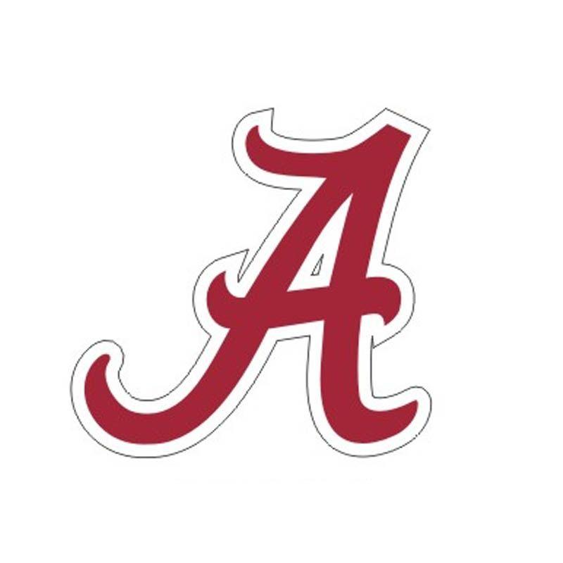 Crimson Logo - Alabama Crimson Tide A Logo Reflective Decal (Crimson) at Sport