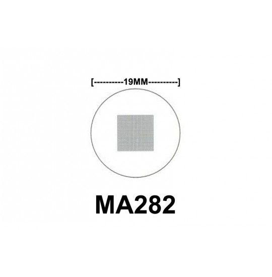 Micrometer Logo - MA282 Eyepiece Micrometer, 10mm square divided into 400 units