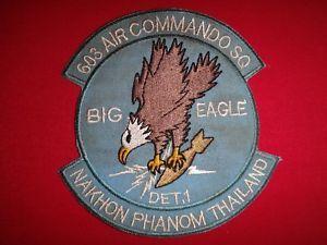 603rd Logo - Vietnam War Patch USAF 603rd Air Commando Squadron Det. 1 BIG EAGLE ...