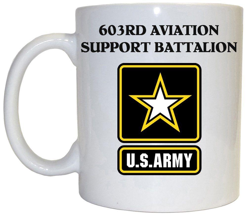 603rd Logo - Amazon.comrd Aviation Support Battalion Army Mug, 1022
