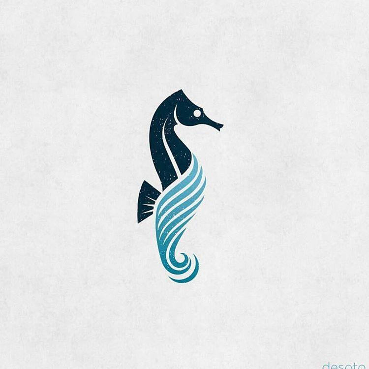 Seahorse Logo - Seahorse logo design made by @rickdesoto #logoplace #logo #place ...