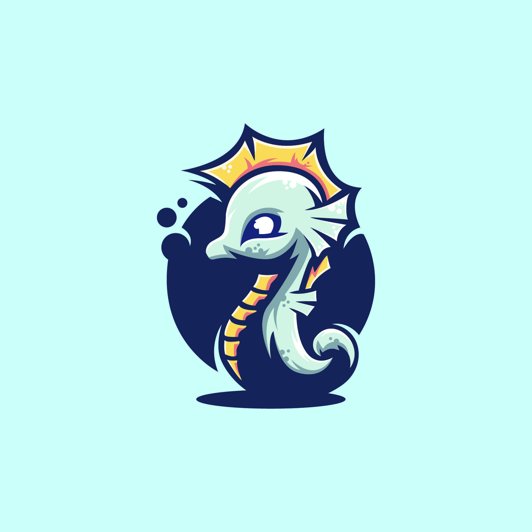 Seahorse Logo - Seahorse & Lion Logos