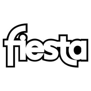 Fiesta Logo - Ford - Fiesta Logo 3 (Outline) - Outlaw Custom Designs, LLC