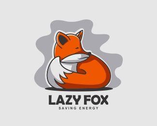 Lazy Logo - Lazy Fox Designed by taufikrizkyy | BrandCrowd