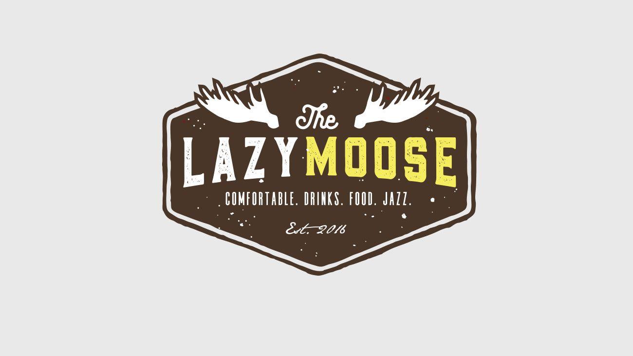 Lazy Logo - The Lazy Moose Logo Design