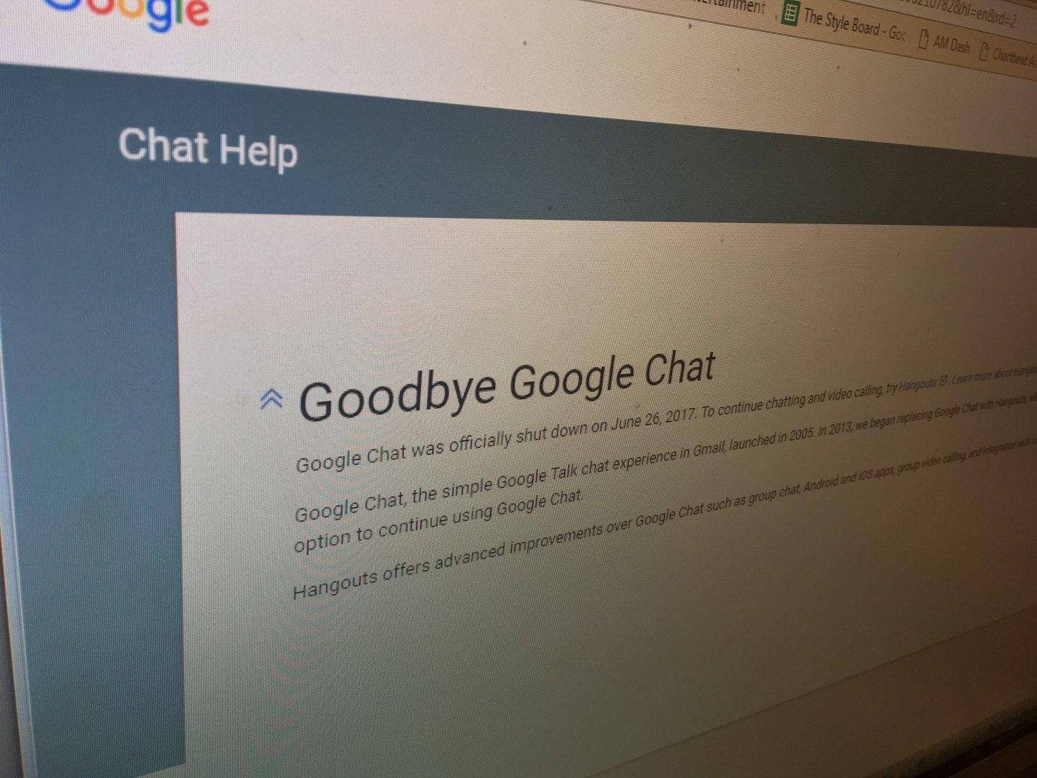 Gchat Logo - R.I.P. Gchat: You let us pretend we were working