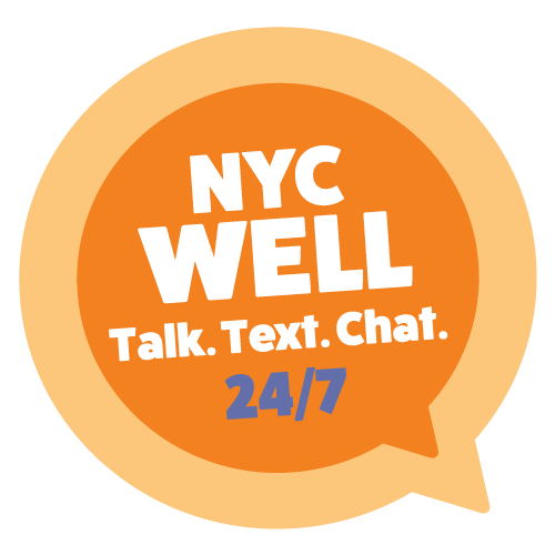 NYCDOE Logo - NYC Well – Talk. Text. Chat. 24/7