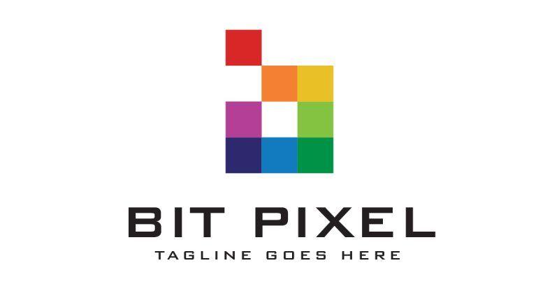 Pixal Logo - Pixel Letter B Logo Template