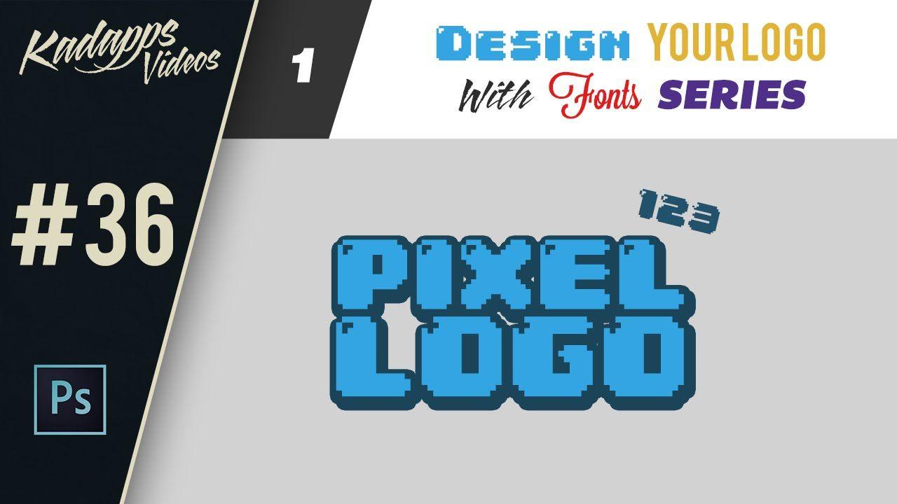 Pixal Logo - Pixel Art Logo Design - Photoshop Tutorial - YouTube