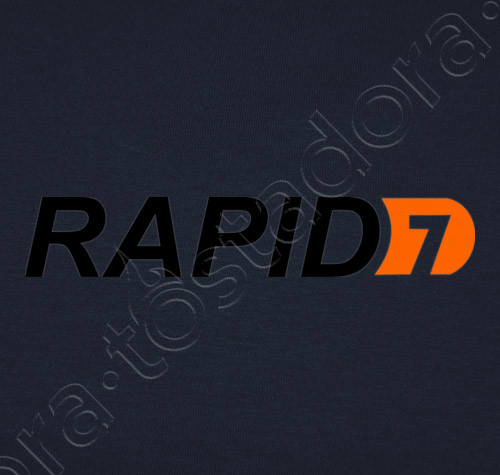Rapid7 Logo - Rapid7 Logo. White Shirt Black Sleeves. T Shirt