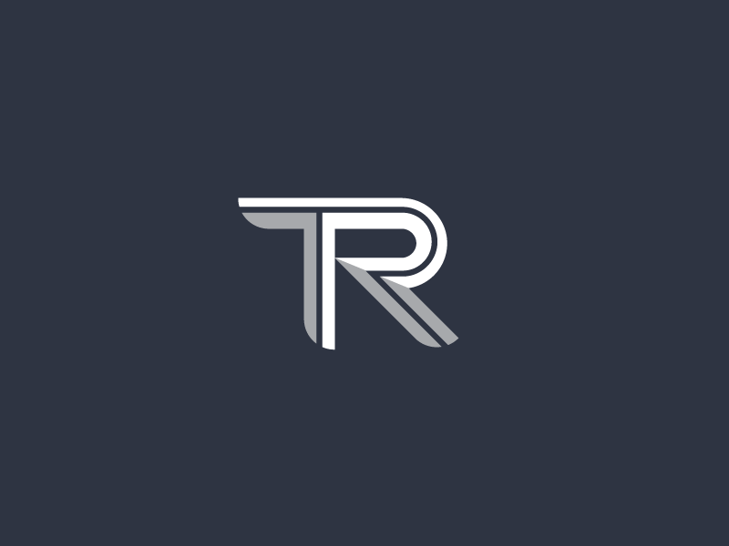 TR Logo - Typhography Logo TR by Prashanth | Dribbble | Dribbble