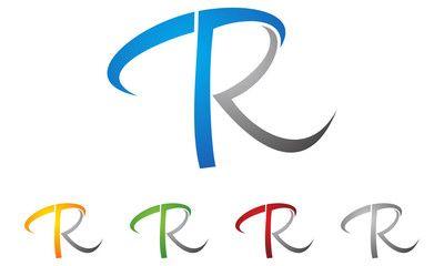 TR Logo - t R Letter