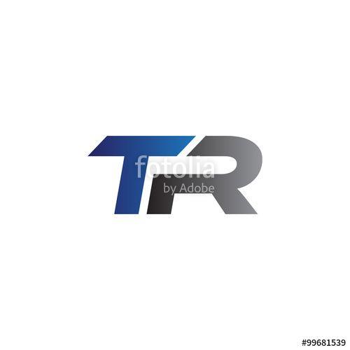 TR Logo - Simple Modern letters Initial Logo tr