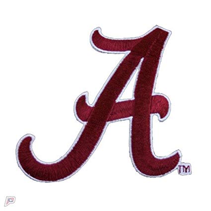 Alabama Logo - Amazon.com : Alabama Crimson Tide A Logo Iron On Embroidered Patch ...