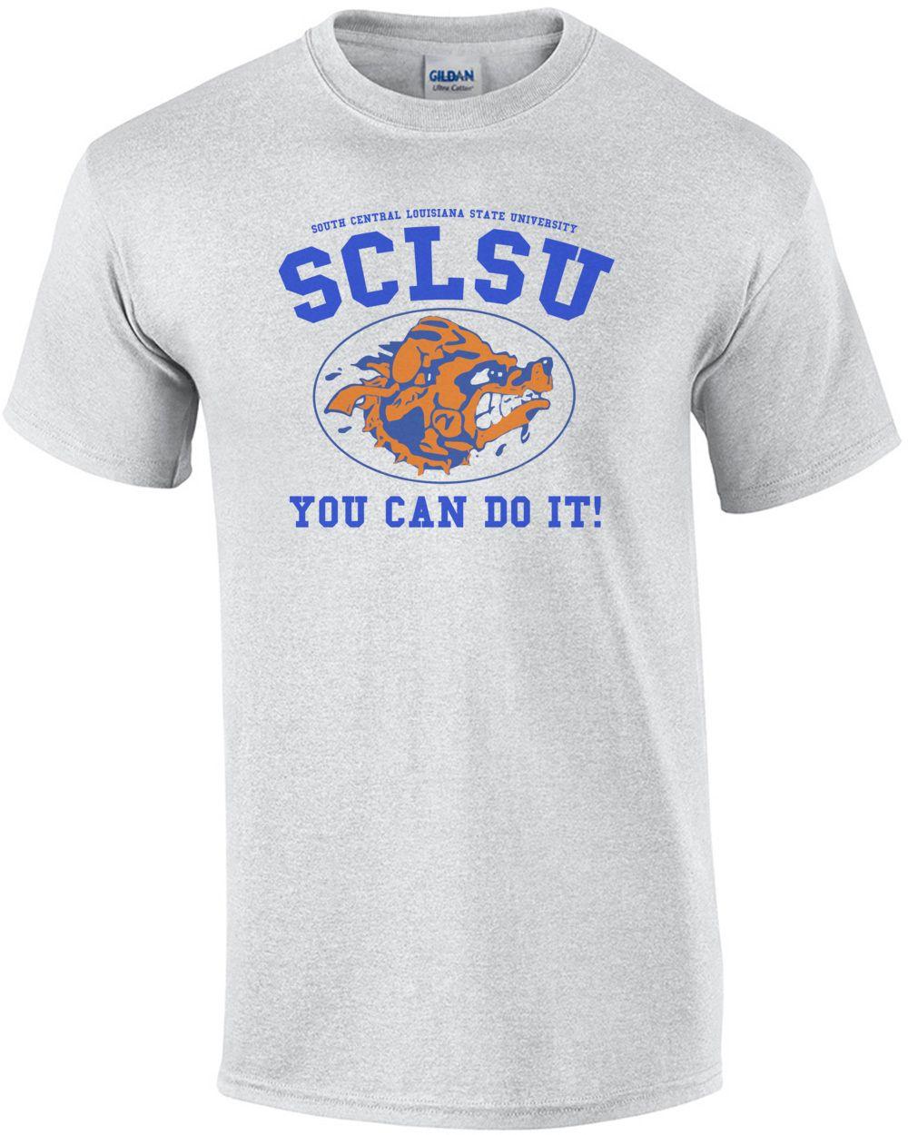 SCLSU Logo - SCLSU Can Do It! Waterboy T Shirt's T Shirt
