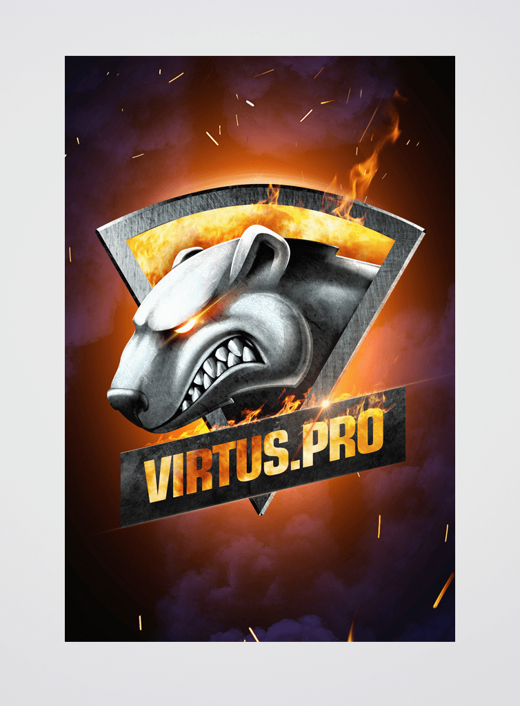 Pro Logo - Virtus.Pro Logo Poster – DreamHack Store